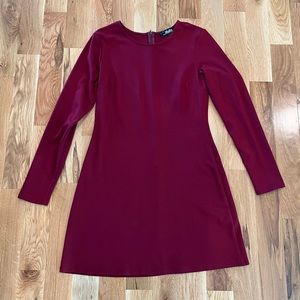 Red Aline long sleeve dress size large